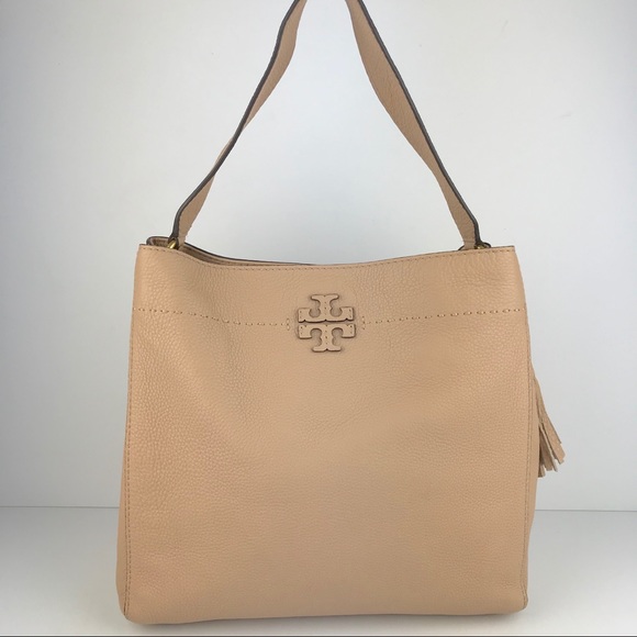 Tory Burch Mcgraw Hobo Devon Sand Paul Smith